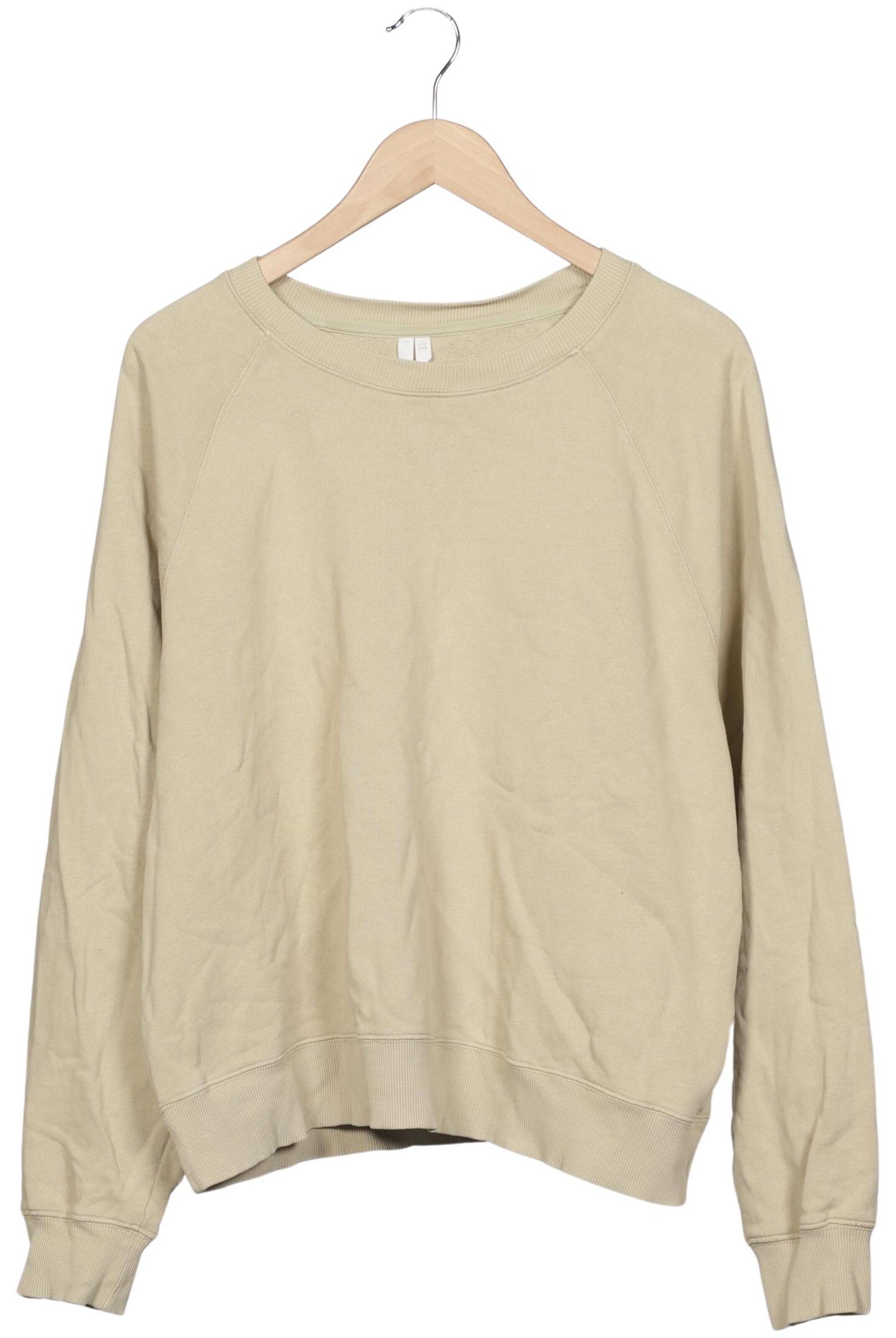 Arket Sweatshirt & Zip-Up Hoodie in L in Beige: front