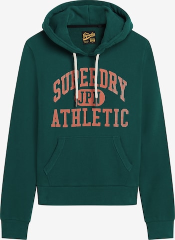 Superdry Bluzka sportowa w kolorze zielony: przód