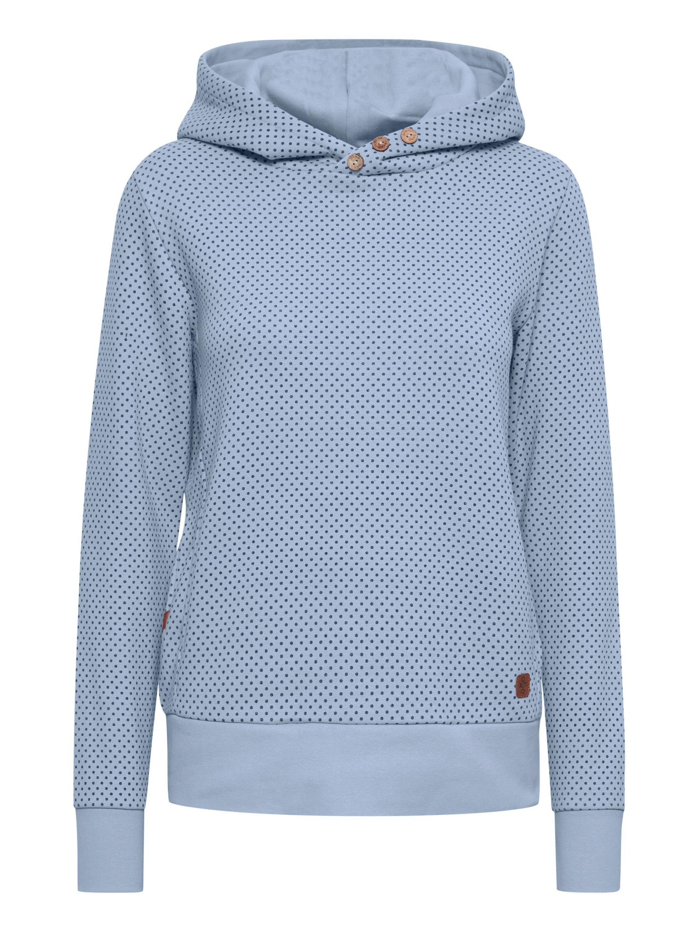 Sweat-shirt ' Vera ' Oxmo en bleu : devant