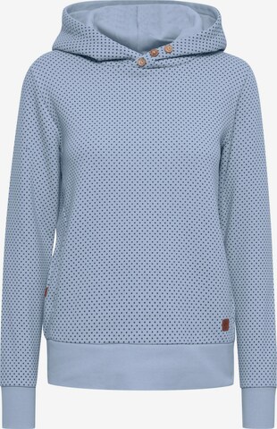 Oxmo Sweatshirt ' Vera ' in Blauw: voorkant
