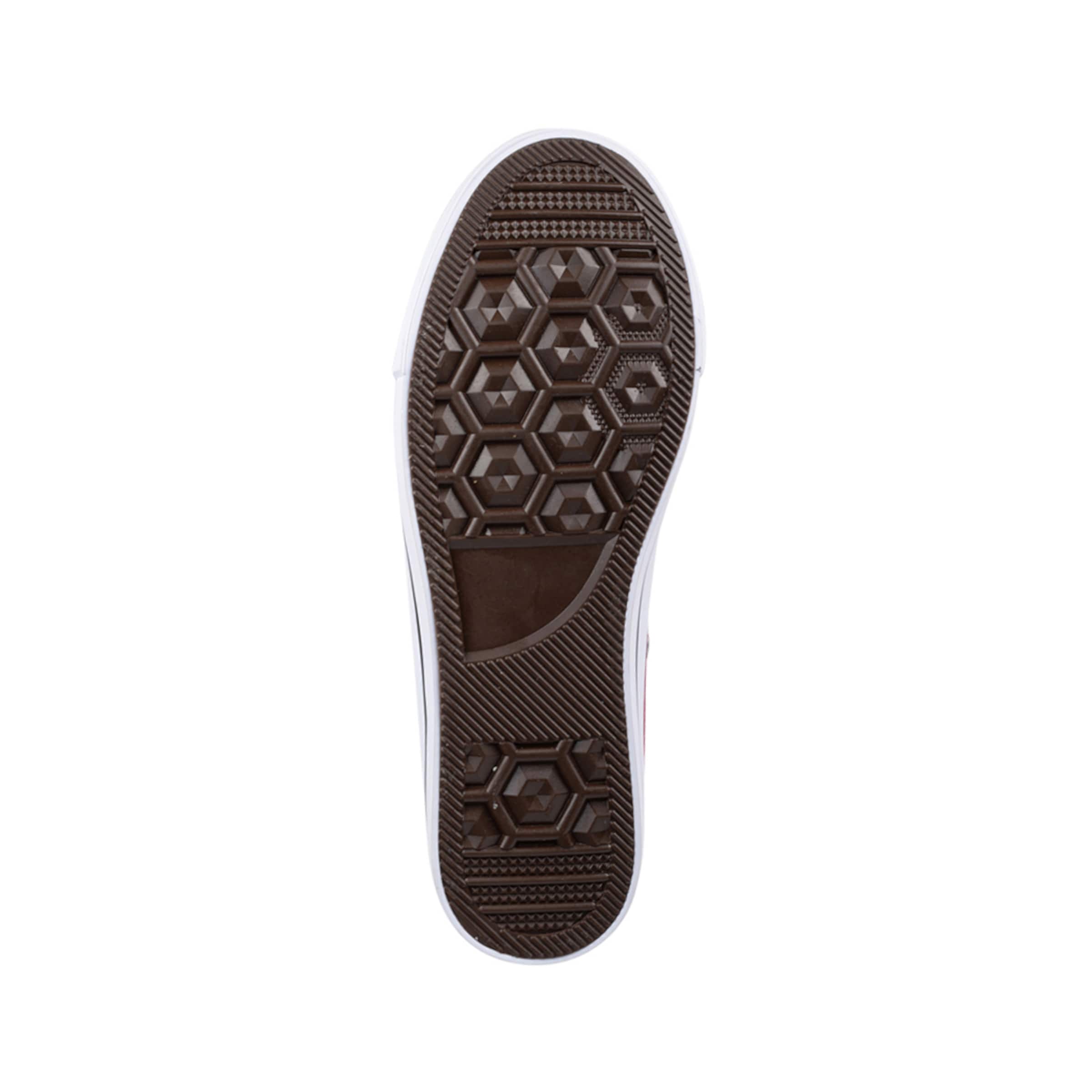 Baskets basses Elara en rouge