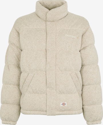 DICKIES Övergångsjacka 'BAKER' i beige: framsida