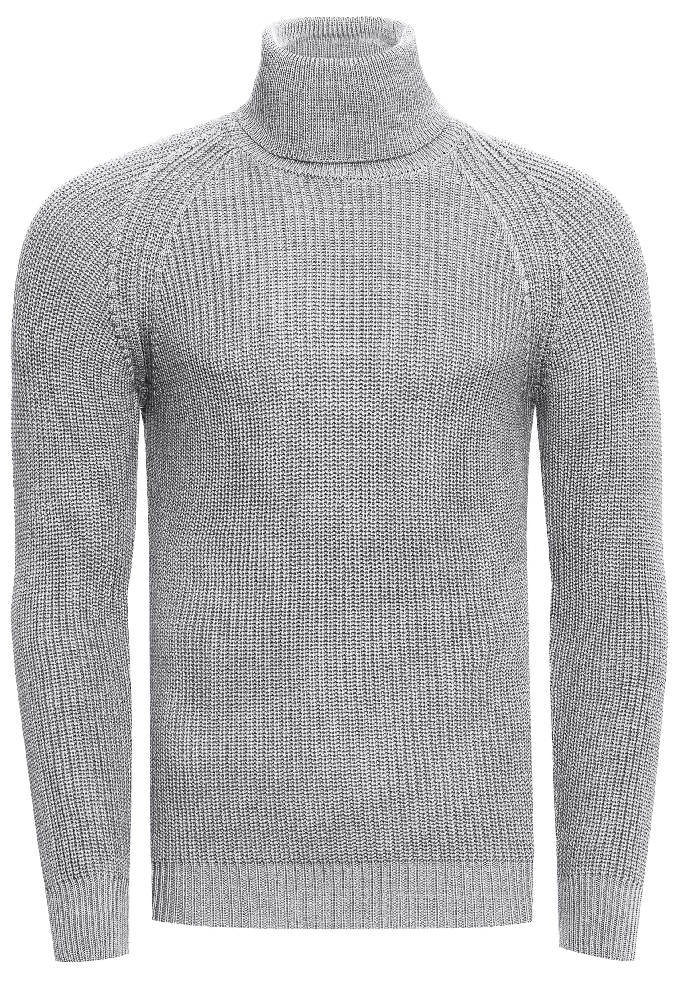 Rusty Neal Pullover in Grau: Vorderseite