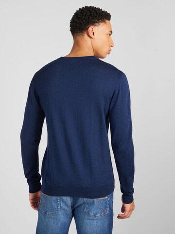 Les Deux Pullover 'Greyson' i blå