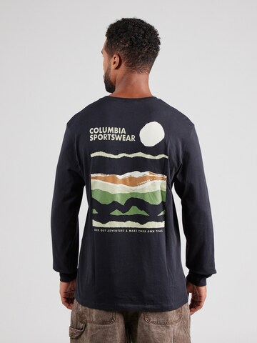 Maglia funzionale 'Explorers CanyonTorn Sun' di COLUMBIA in nero: frontale