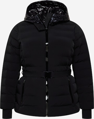 Michael Kors Plus Winter Jacket in Black: front