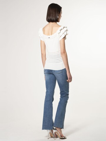 Pull-over Influencer en blanc