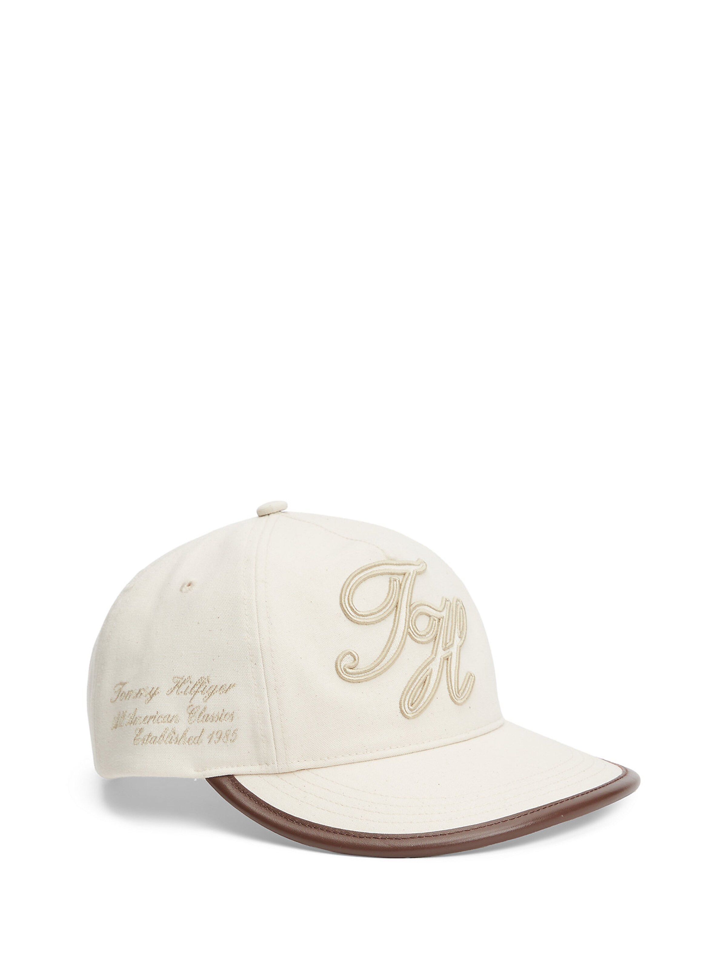 TOMMY HILFIGER Cap in Beige: front