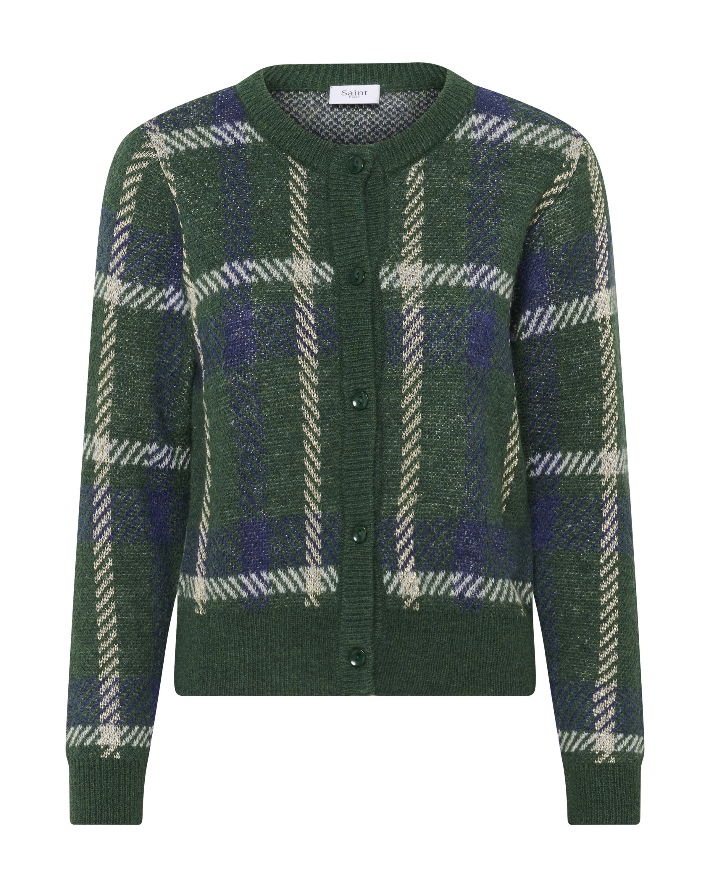 SAINT TROPEZ Knit cardigan 'MoanaSZ' in Green: front