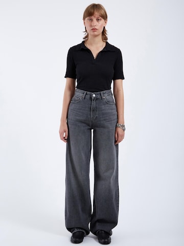 Dr. Denim Loosefit Jeans 'Donna High Relaxed Jeans'‌‌‌ in Grau: Vorderseite