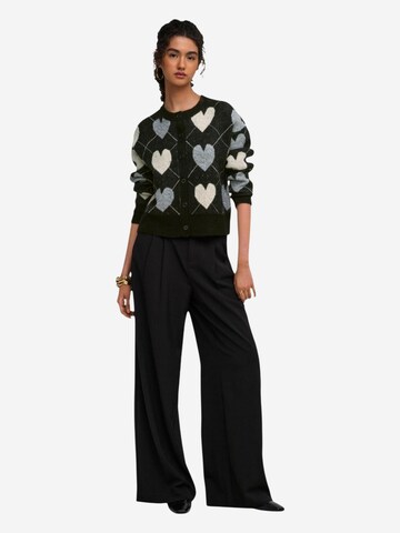 ONLY Gebreid vest 'Onlritu Ls O-Neck Jaq Cardigan Knt 15384843' in Zwart