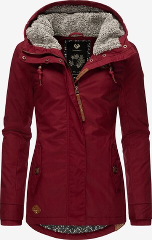 Ragwear Winter Jacket 'Monade II' in Red