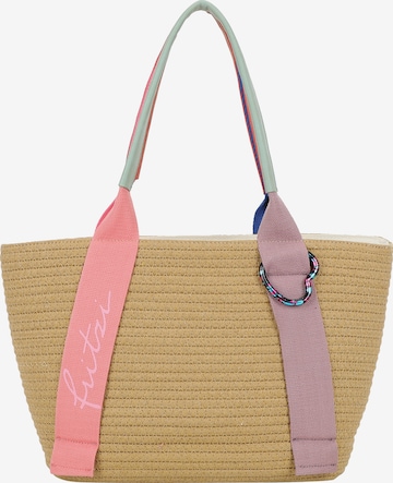 Fritzi aus Preußen Shopper 'Happy Summer' in Beige: front
