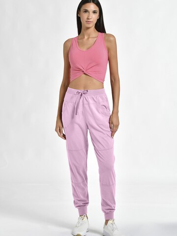 DEHA Tapered Sportbroek in Lila