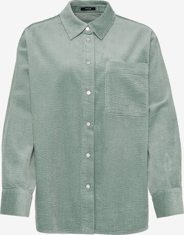 Camicia da donna 'Flevana' di OPUS in verde: frontale