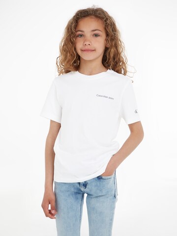 Calvin Klein Jeans T-shirt i vit