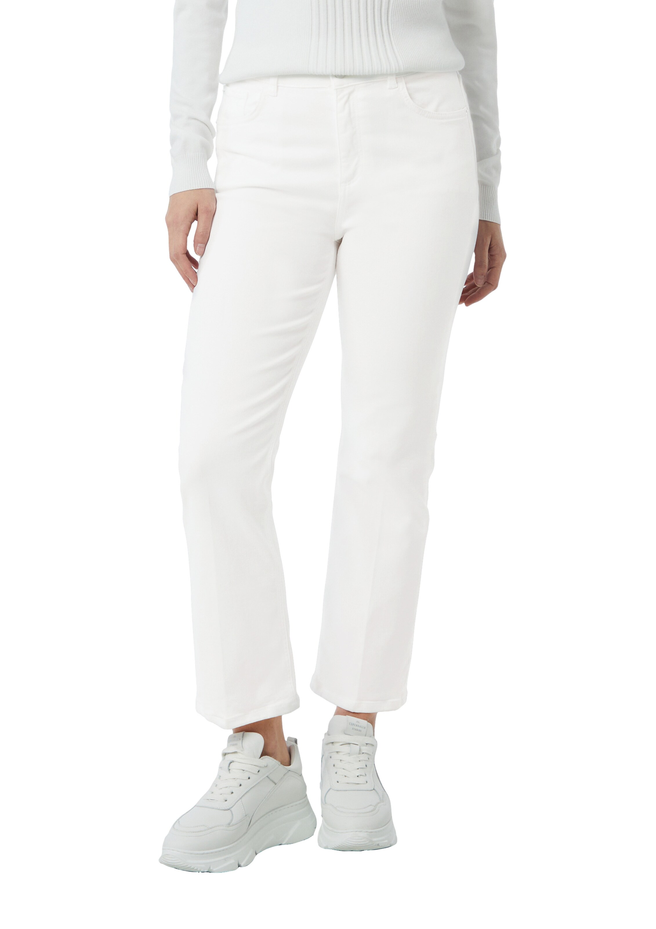 COMMA Regular Hose in Weiß: Vorderseite