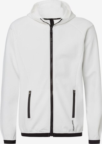 BRAX Zip-Up Hoodie 'Sammy' in White: front