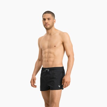 PUMA Regular Badehose in Schwarz