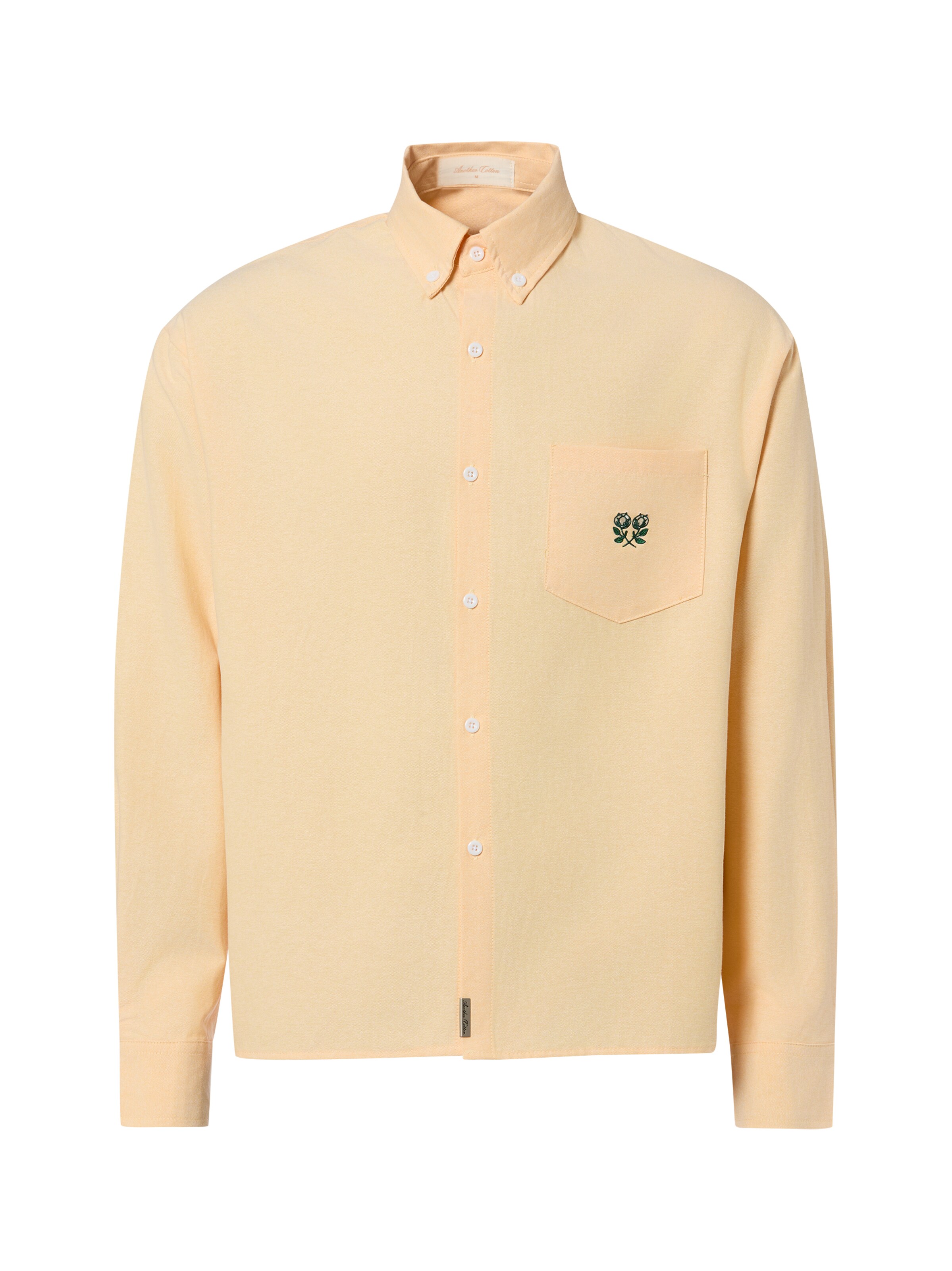 Camicia 'Everyday Pocket' di Another Cotton Lab in giallo: frontale