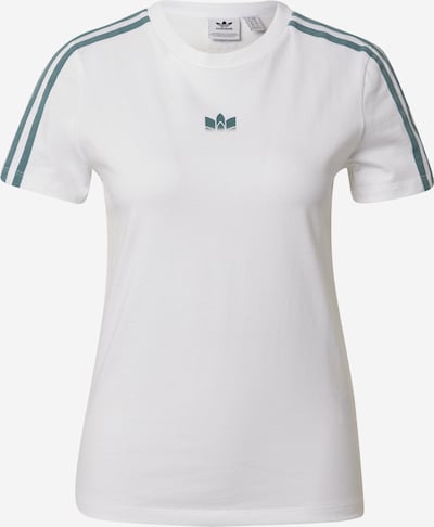 ADIDAS ORIGINALS Majica 'adicolor 3D Trefoil' u petrol / bijela, Pregled proizvoda