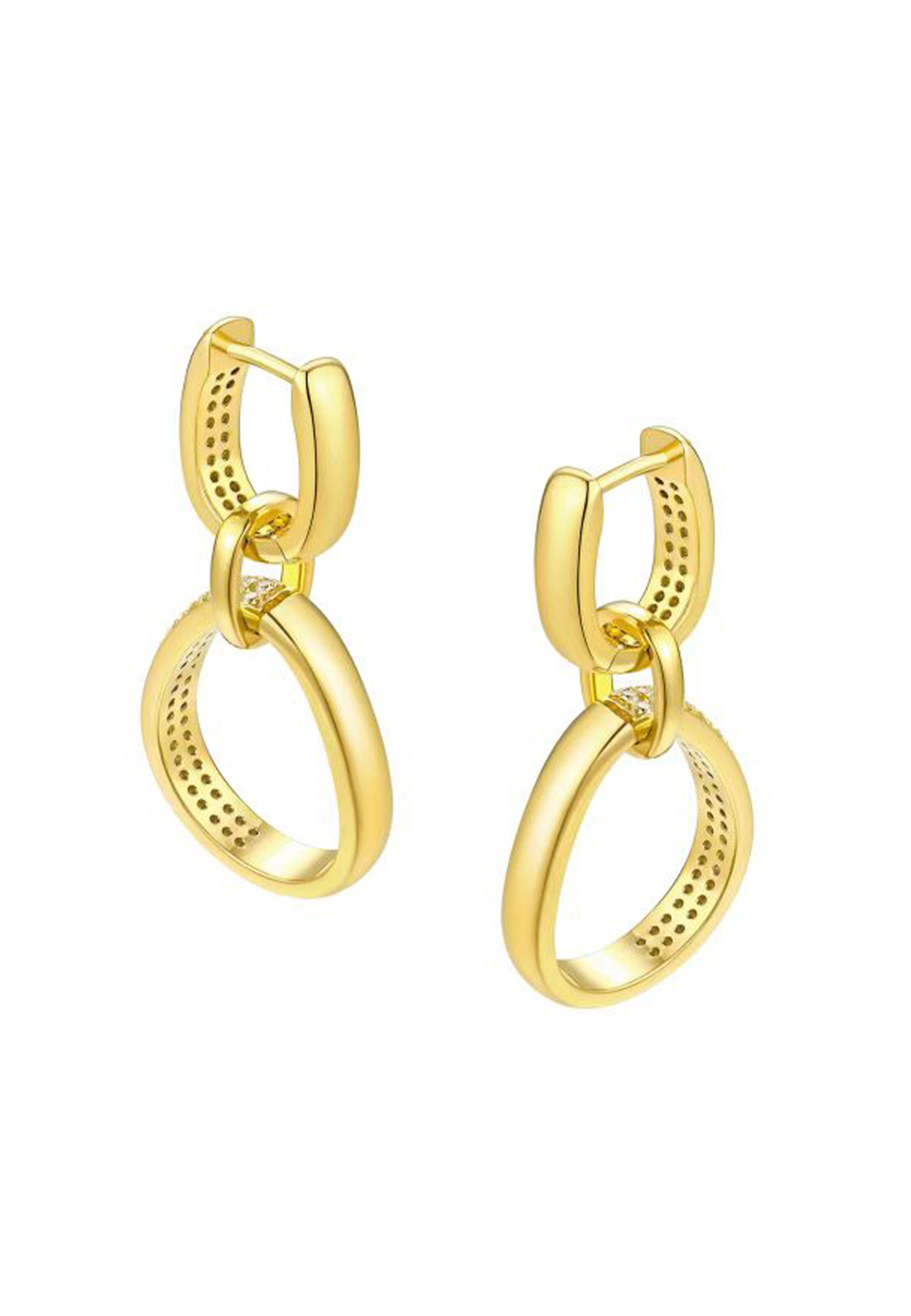 Nana Kay Earrings 'Solid Flair' in Gold
