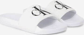 Calvin Klein Jeans - Zapatos abiertos en blanco