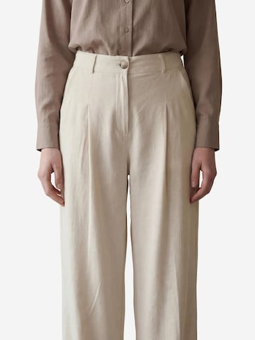 My fashion Wide leg Broek in Beige