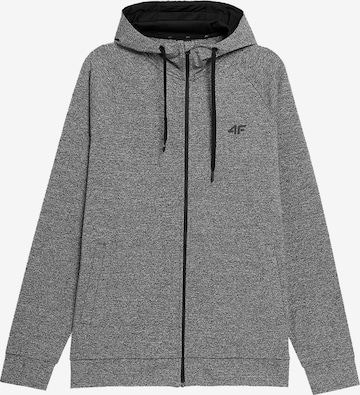 4F Sportsweatjacke in Grau: predná strana