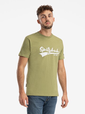 SPITZBUB Shirt 'Timo ' in Groen: voorkant