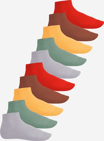 footstar Socken 'EVERYDAY!' in Grün: Vorderseite