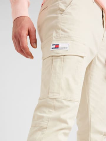 smėlio Tommy Jeans Standartinis Laisvo stiliaus kelnės 'AUSTIN'