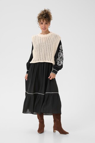 Cream Weste 'CRWullie' in Beige