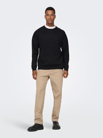 Pullover 'CHRIS' di Only & Sons in nero