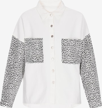 NAEMIPrijelazna jakna - bijela boja: prednji dio