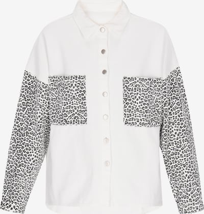 Demisezoninė striukė iš NAEMI, spalva – pilka / juoda / balta, Prekių apžvalga