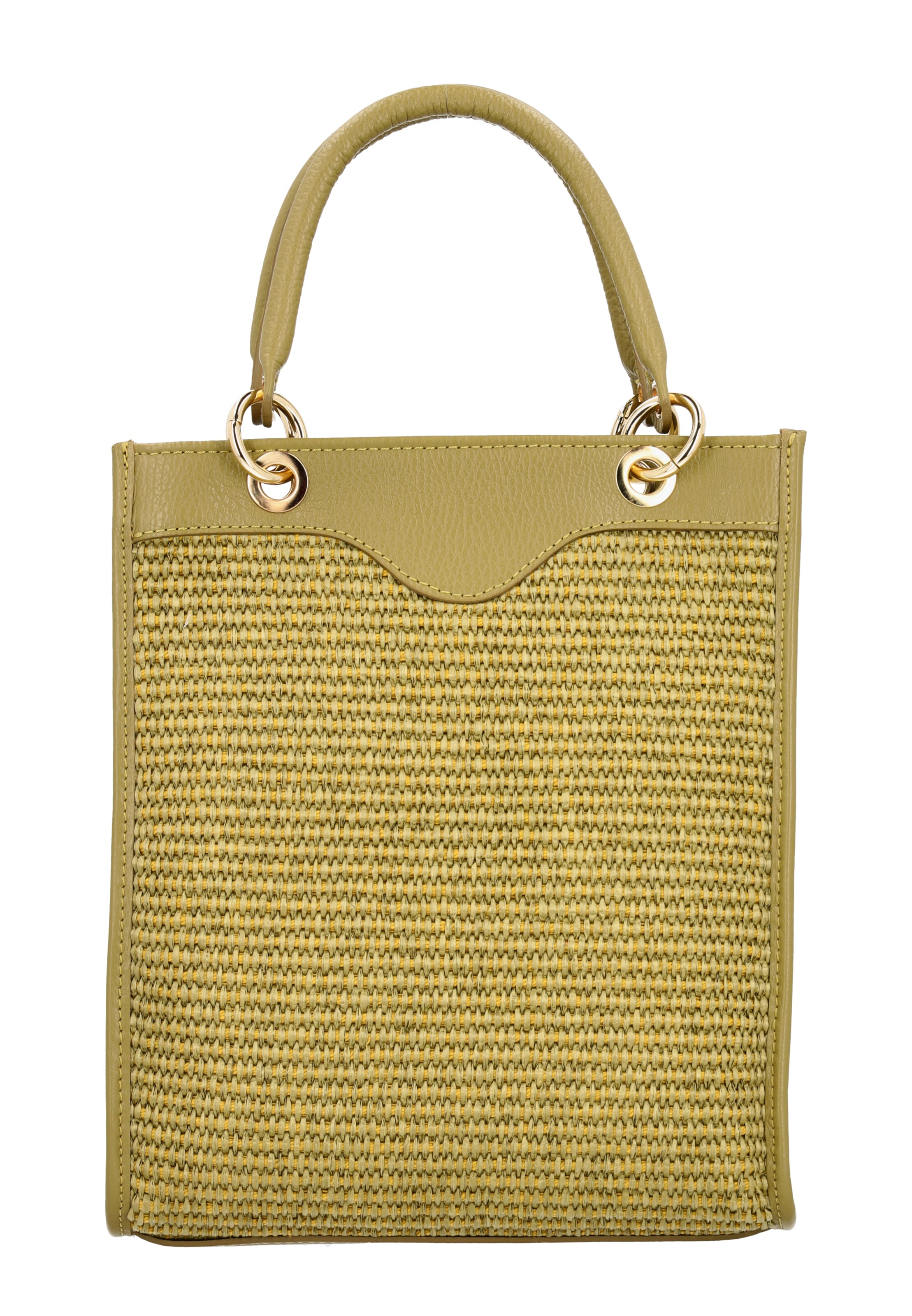 faina Handbag in Green: front