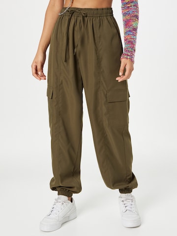 SISTERS POINT Loose fit Trousers 'GECA' in Green: front