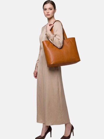 Borsa a spalla 'Borsa a Spalla Donna Pelle Genuina Virginia Rhinè 43x31 cm' di Virginia Rhinè in marrone