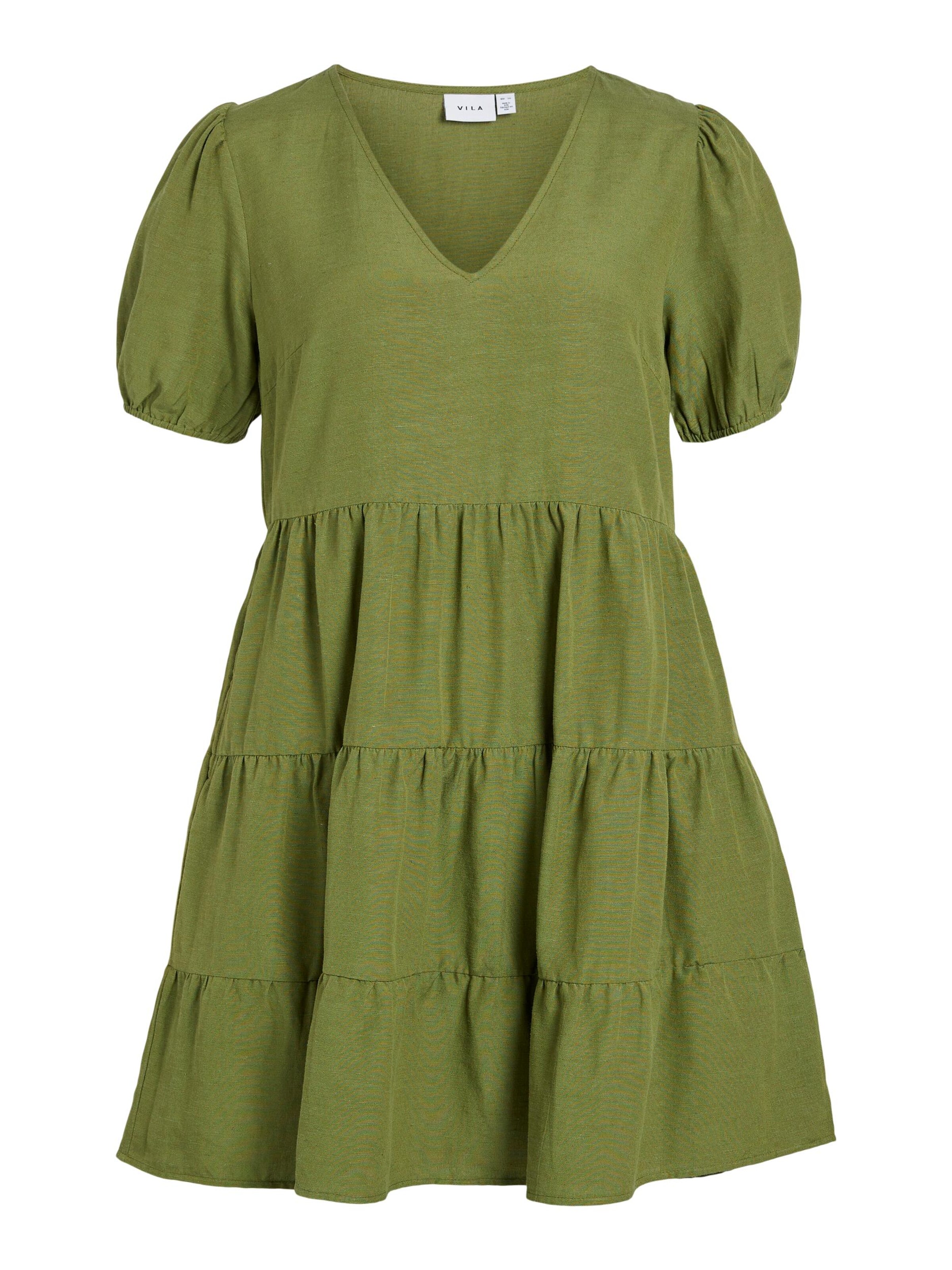 Abito 'Prisilla' di VILA in verde: frontale