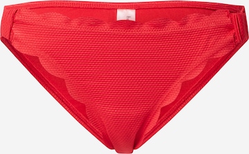 Hunkemöller Bikinibroek 'Scallop' in Rood: voorkant