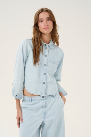 My Essential Wardrobe Blouse 'Winnie' in Blue: front