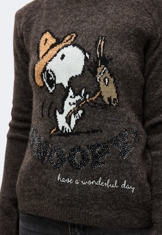 Pull-over 'Snoopy Western Intari' PRINCESS GOES HOLLYWOOD en marron