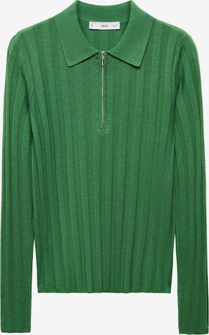 Pull-over 'LUKAPOL' MANGO en vert : devant