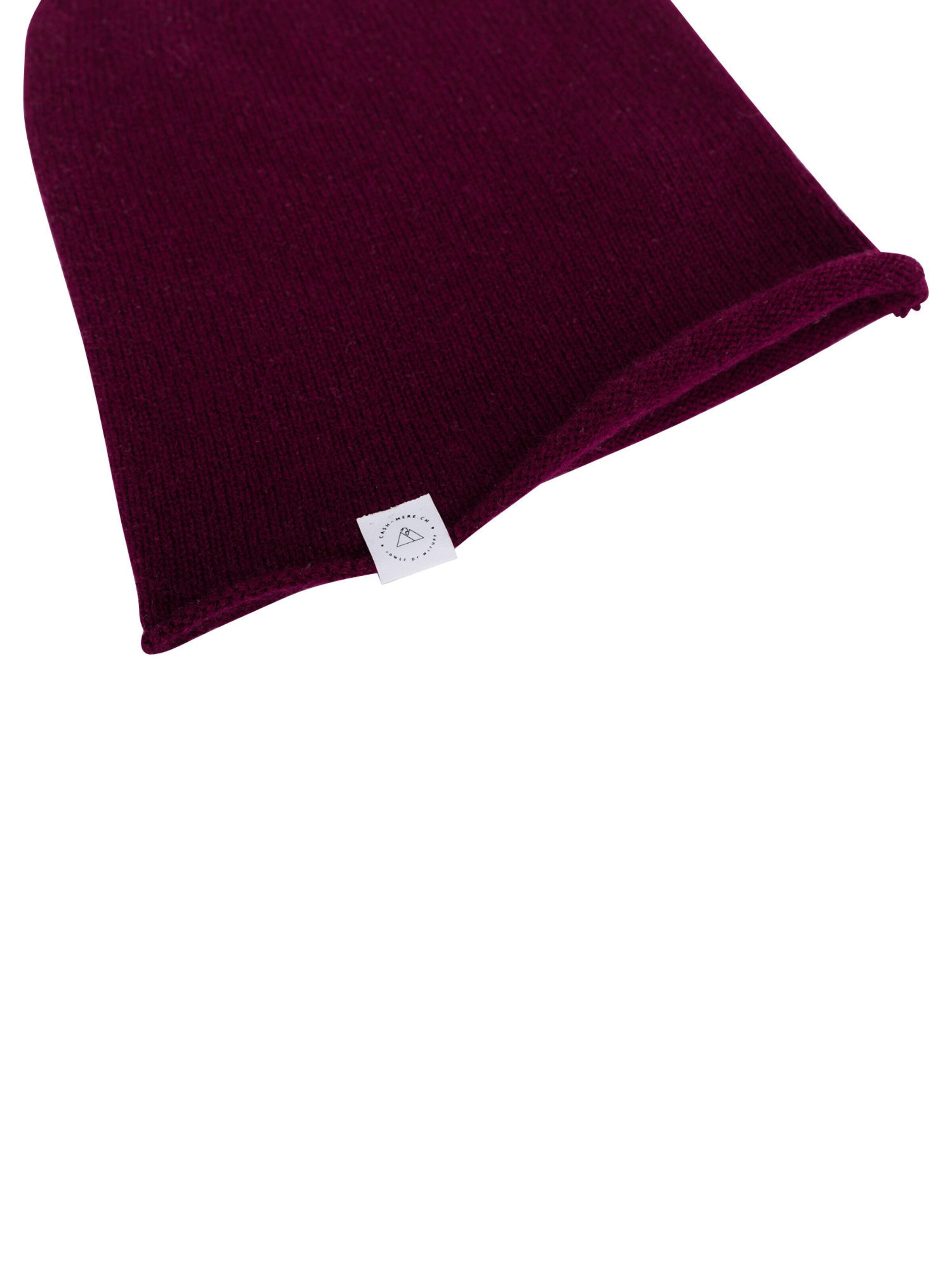 CASH-MERE.CH Kaschmir Mütze in Rot
