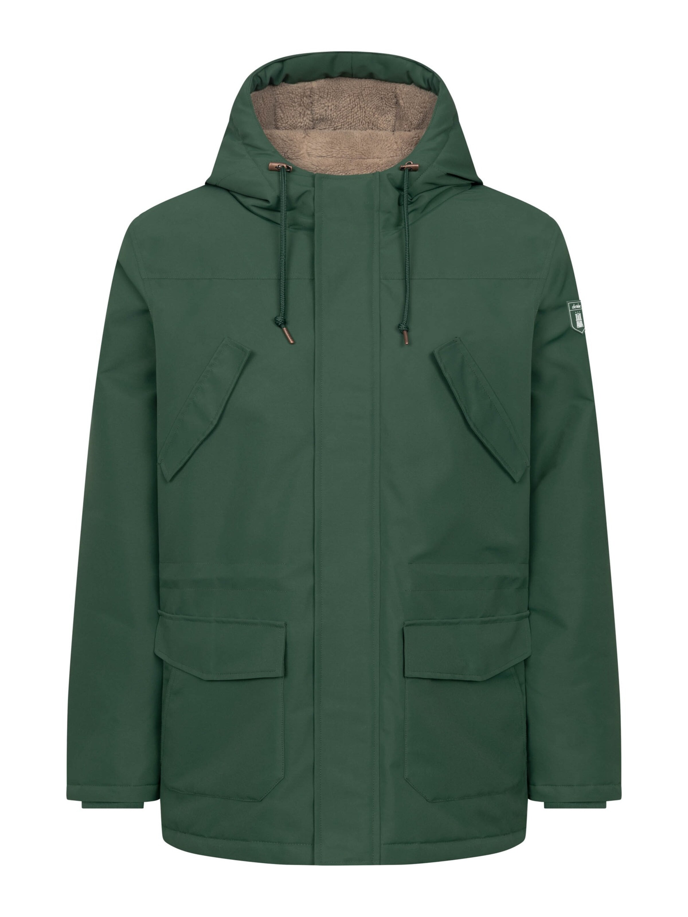 Derbe Winter Jacket 'Festholm' in Green: front