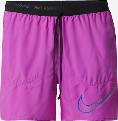 NIKE Sportske hlače 'ENERGY' u plava / siva / neonsko ljubičasta, Pregled proizvoda