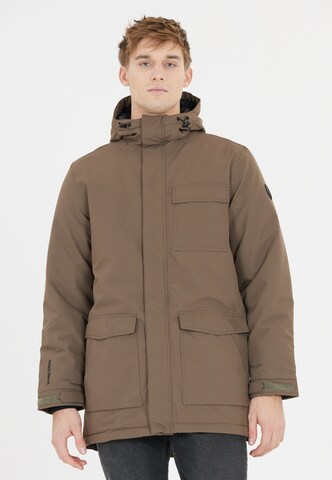 Whistler Outdoor jacket 'Siberia' in Brown: front