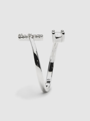 Luxenter Ring 'Alphabet F'‌‌‌‌‌‌‌‌‌ in Silber