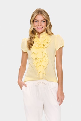 SAINT TROPEZ Blouse 'Tilli' in Yellow: front